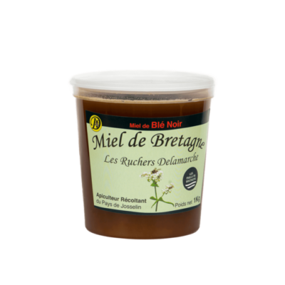 Pot 1kg miel de blé noir - Ruchers Delamarche