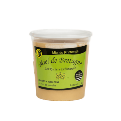 Pot 1kg miel de printemps - Ruchers Delamarche